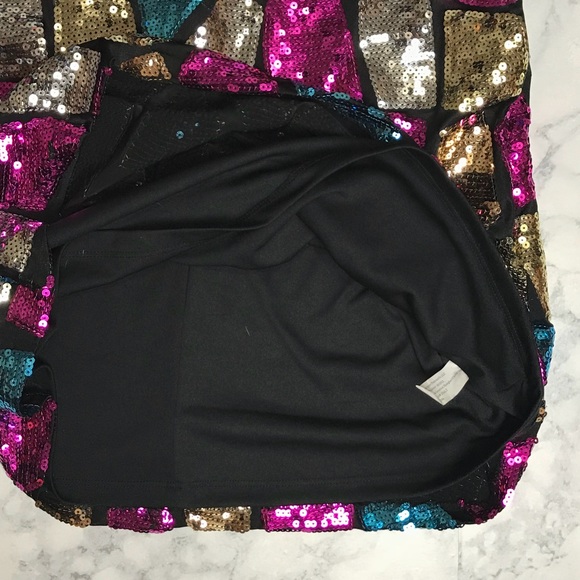 Pippa & Julie Multi-color Sequined Sheath Dress - Picture 6 of 6